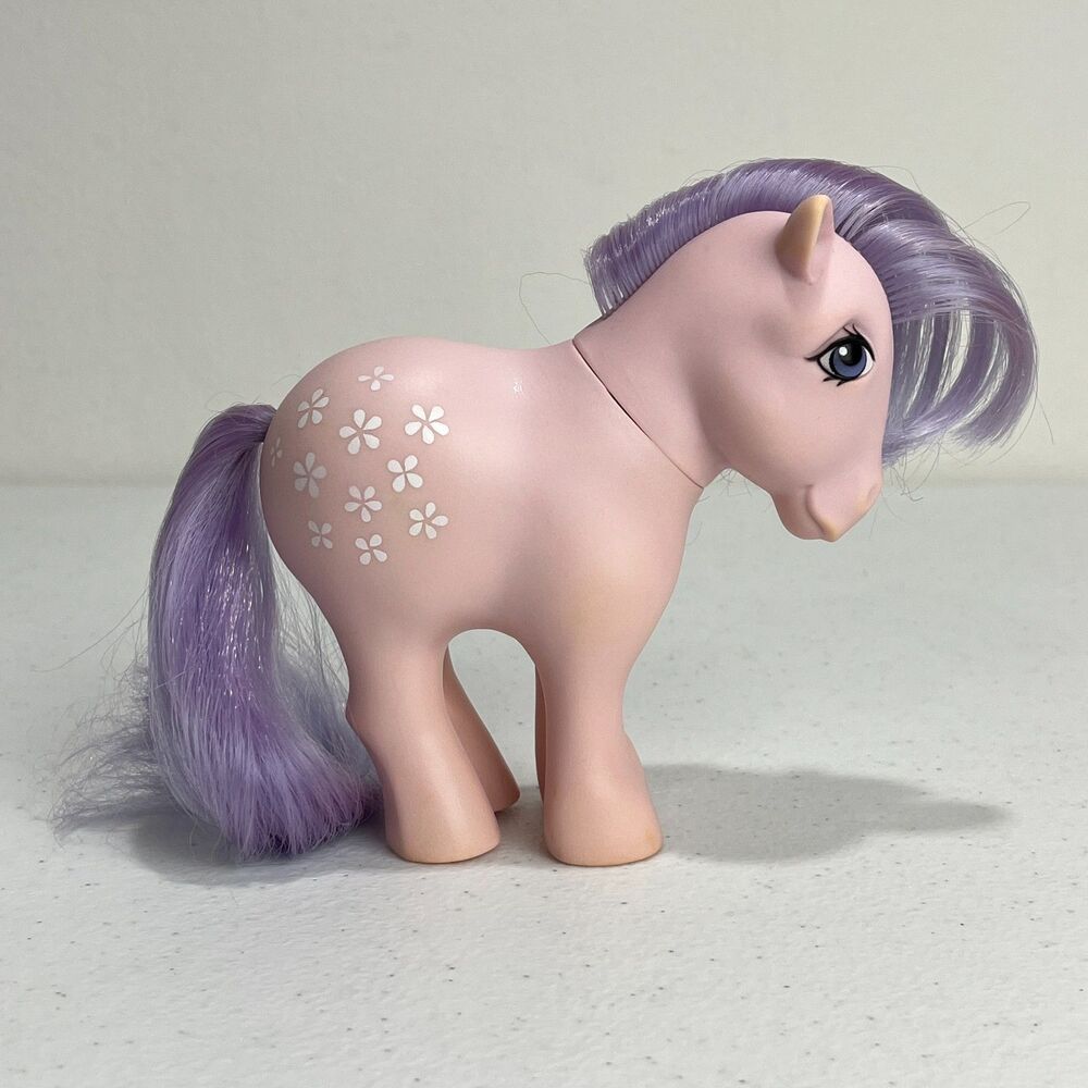 Vintage My Little Pony G1 CF Blossom Year 2 Hasbro 1983 Lilac Mane White Flowers